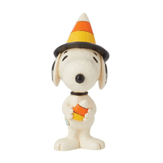 Snoopy with Candy Corn Hat Mini Peanuts Figurine By Jim Shore 6016582
