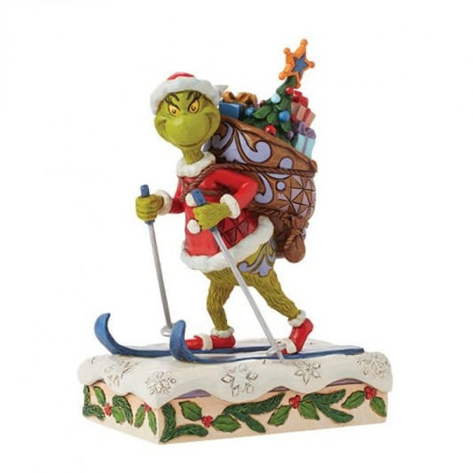 The Grinch Skiing Figurine By Jim Shore 6015216