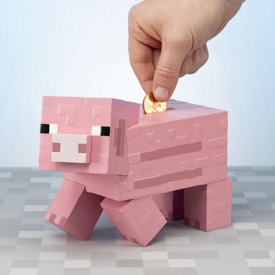 Minecraft Pig Money Box By Paladone