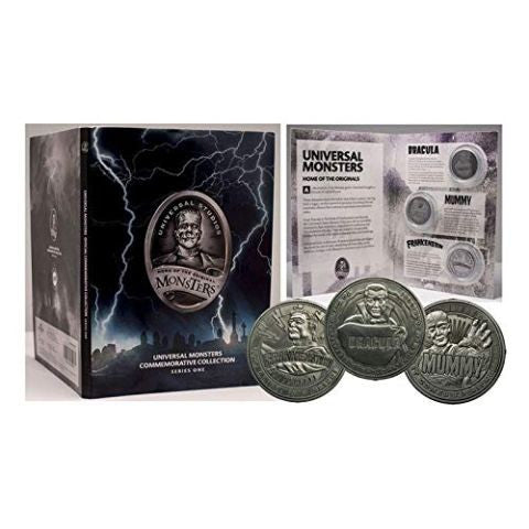 universal monsters coins by fanattik