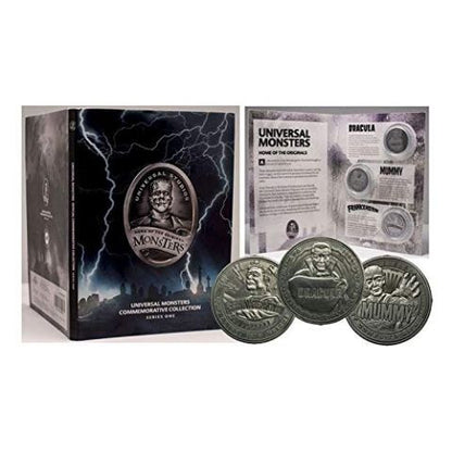 universal monsters coins by fanattik