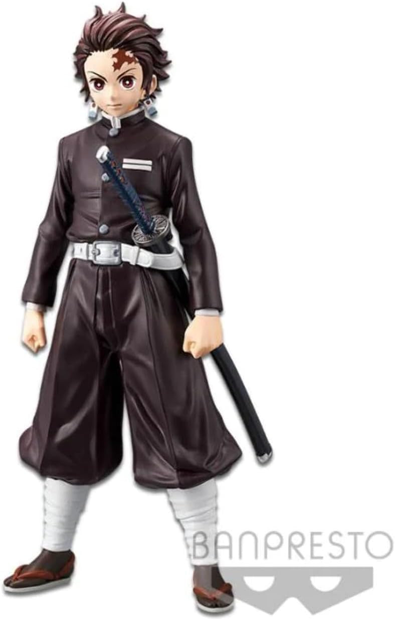 Banpresto Kimetsu NO Yaiba Figure Figurine 16 cm Kizuna Riku NO Kata Tanjiro Demon Slayer