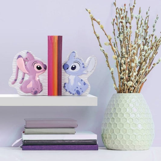 Disney Home Stitch and Angel Bookends A32324