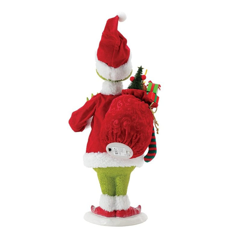 His Heart Grew (Talking Grinch Figurine) Possible Dreams by Department 56 Christmas Figurine 6016488