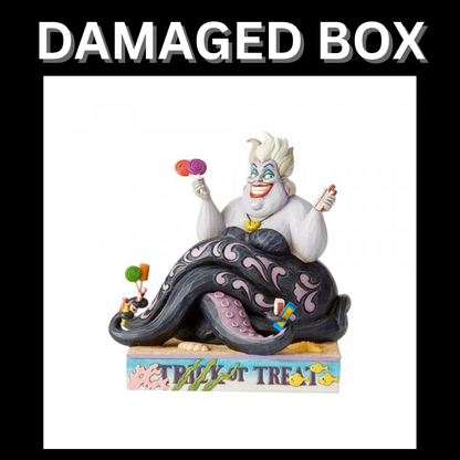 DAMAGED BOX - Disney Traditions Trick or Treat - Ursula Figurine