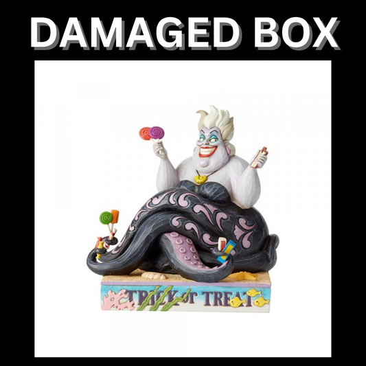 DAMAGED BOX - Disney Traditions Trick or Treat - Ursula Figurine