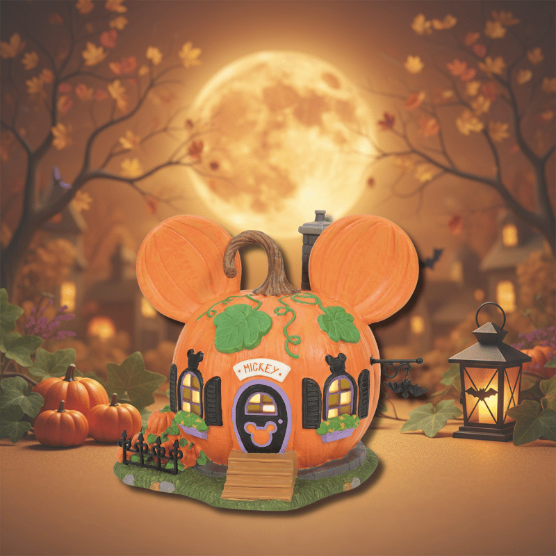 Disney Pumpkintown Triple Pack - Mickey & Minnie's Houses And Manor House