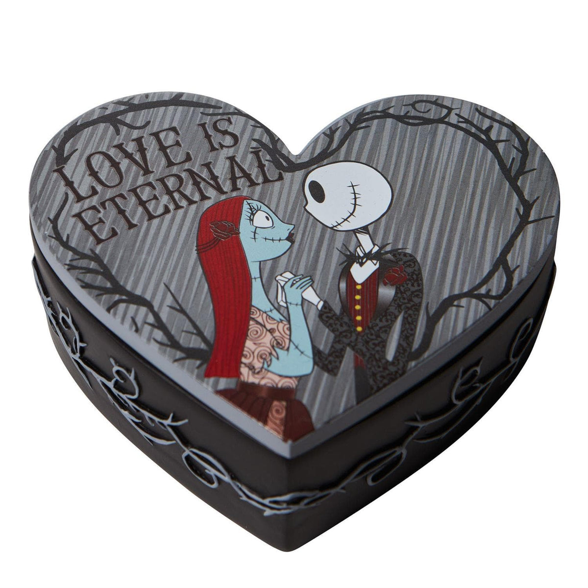 Disney Showcase Jack and Sally Nightmare Before Christmas NBC Trinket Box