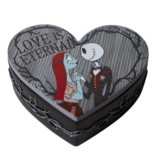 Disney Showcase Jack and Sally Nightmare Before Christmas NBC Trinket Box