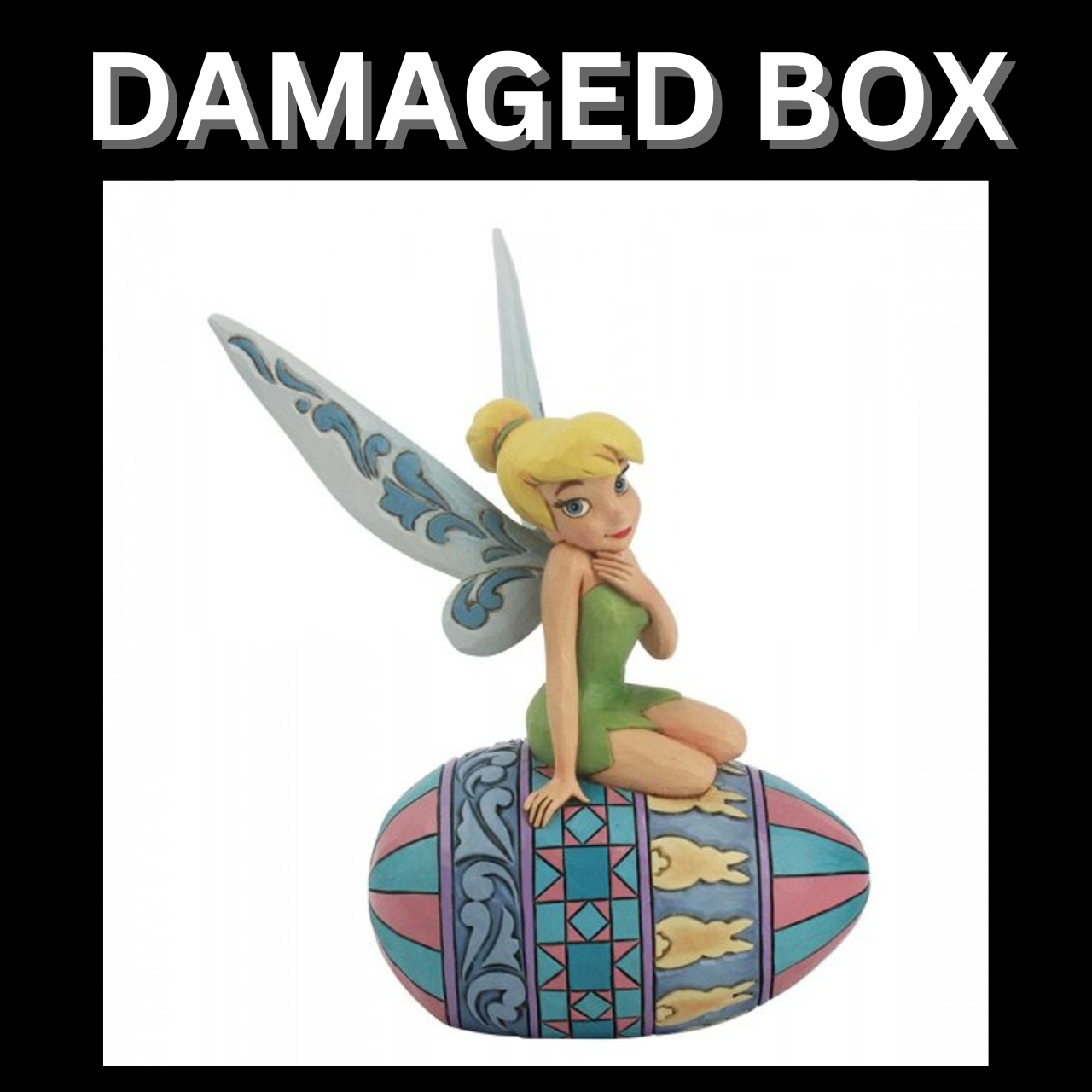 DAMAGED BOX - Disney Traditions Easter Tinkerbell Figurine by Jim Shore