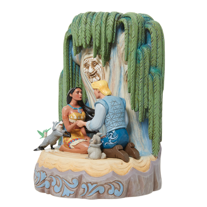 Disney Traditions Pocahontas Carved by Heart Figurine By Jim Shore 6011925