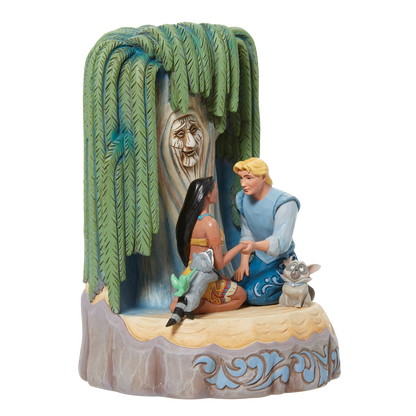 Disney Traditions Pocahontas Carved by Heart Figurine By Jim Shore 6011925