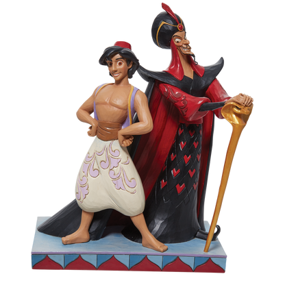 Disney Traditions Aladdin and Jafar Good Vs. Evil By Jim Shore 6011927