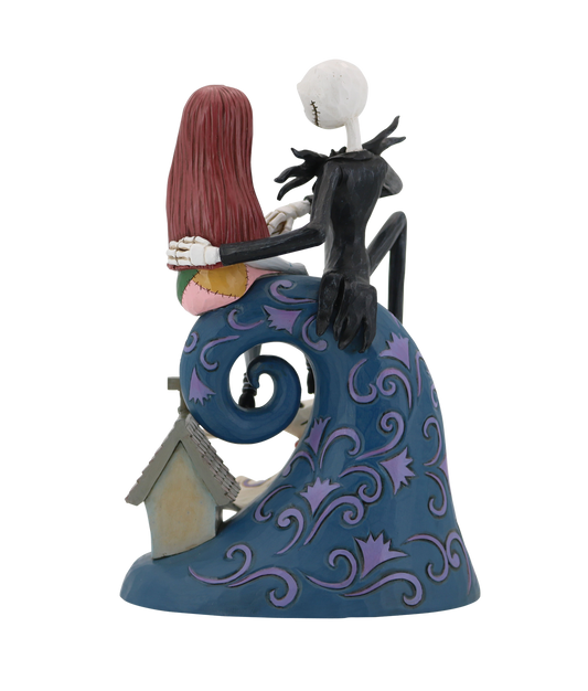 Disney Traditions Nightmare Before Christmas, Jack, Sally, Zero and his Gravestone Figurine By Jim Shore 6013054