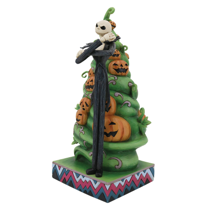 Disney Traditions Nightmare Before Christmas Jack with Tree (Interchangeable) Figurine By Jim Shore 6013055