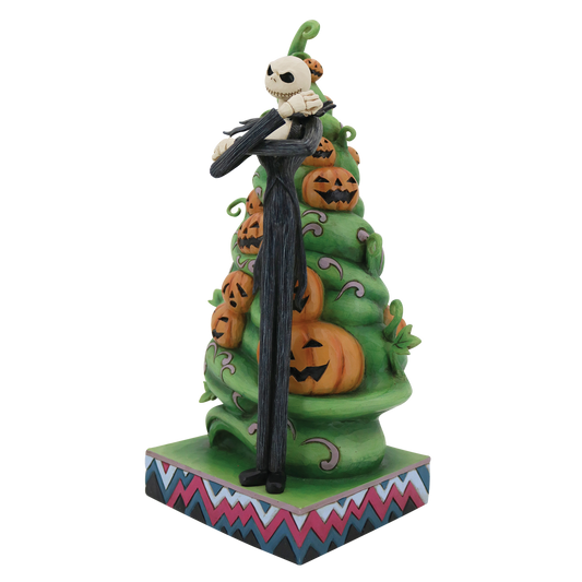 Disney Traditions Nightmare Before Christmas Jack with Tree (Interchangeable) Figurine By Jim Shore 6013055