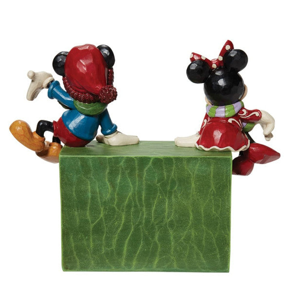 Disney Traditions The Christmas Countdown Mickey & Minnie Calendar Figurine by Jim Shore 6013057