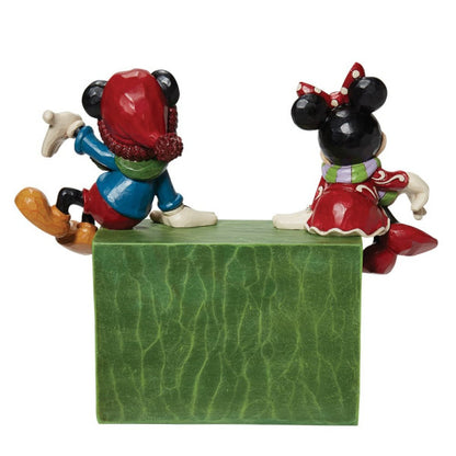 Disney Traditions The Christmas Countdown Mickey & Minnie Calendar Figurine by Jim Shore 6013057