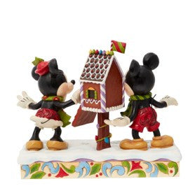 Disney Traditions Mickey and Minnie Letterbox Figurine by Jim Shore 6015001