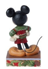 Disney Traditions Mickey Mouse in Ugly Sweater Figurine by Jim Shore 6015002