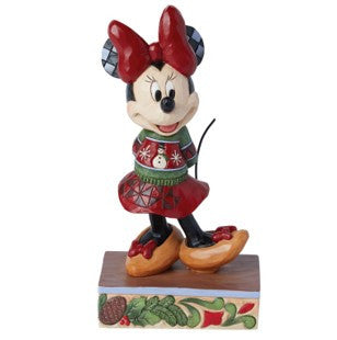 Disney Traditions Minnie Mouse Christmas Sweater Figurine by Jim Shore 6015003