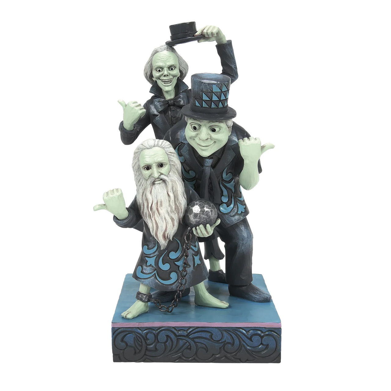 Disney Traditions Beware of Hitchhiking Ghosts (Haunted Mansion ghosts) Figurine By Jim Shore 6016589