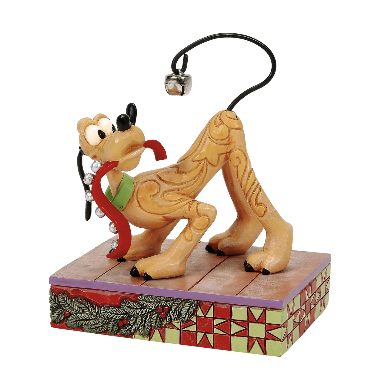 Disney Traditions Jolly Jingle Tail (Pluto with Bells) Figurine By Jim Shore 6016885
