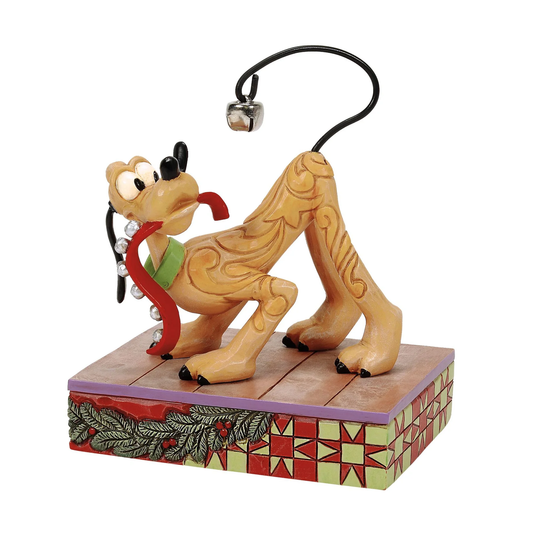 Disney Traditions Jolly Jingle Tail (Pluto with Bells) Figurine By Jim Shore 6016885