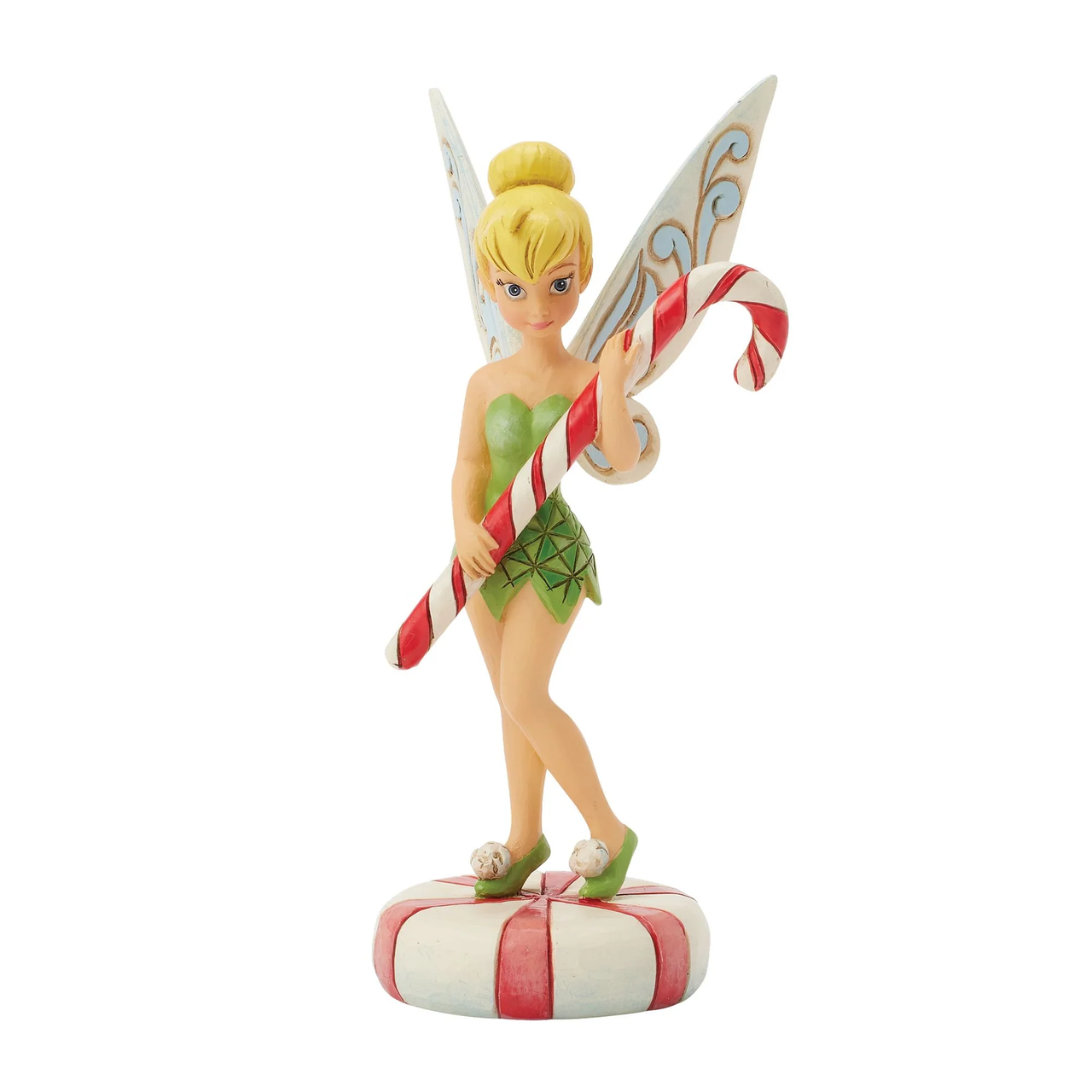 Disney Traditions Peppermint Pixie (Tinker Bell Candy Cane) Figurine By Jim Shore 6016887