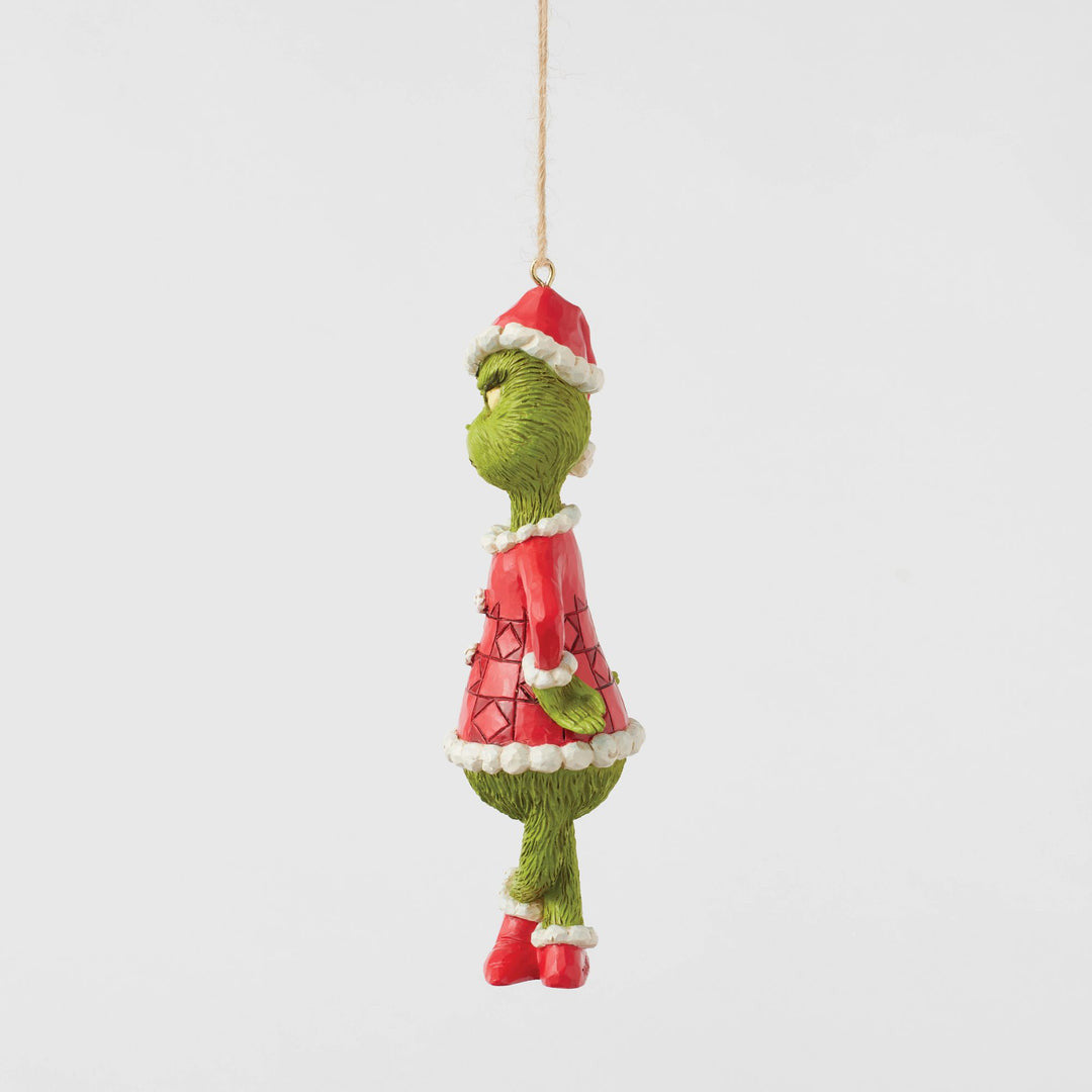 The Grinch with Hands On Hips Hanging Ornament Figurine By Jim Shore 6017076
