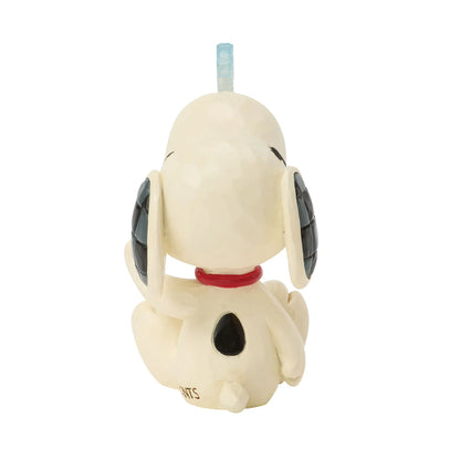 Snoopy with Snowflake on Nose Mini Figurine Peanuts By Jim Shore 6018685