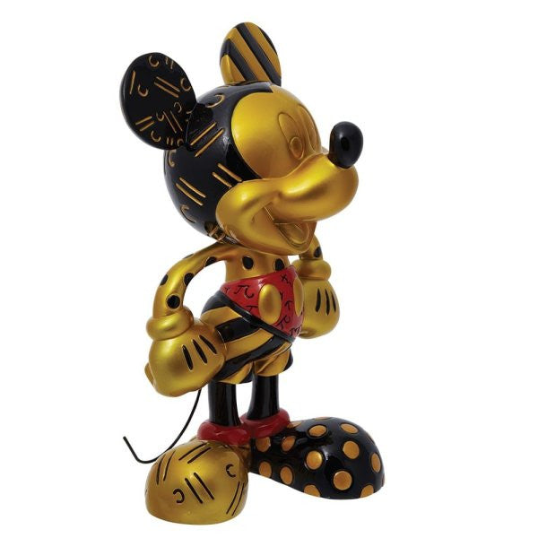 Disney Britto Gold and Black Mickey Mouse Limited Edition Figurine 6013537