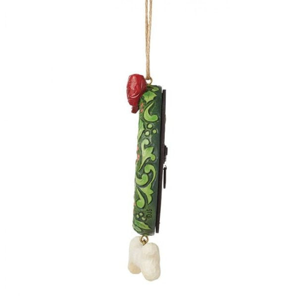 Heartwood Creek By Jim Shore Dog Wreath Pet Hanging Ornament 6015516