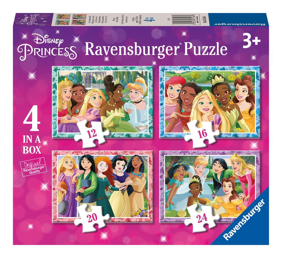 Ravensburger Disney Princess 4 In A Box Jigsaw Puzzle