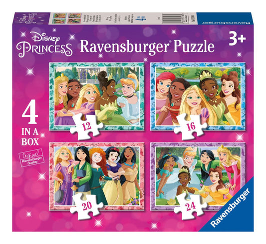 Ravensburger Disney Princess 4 In A Box Jigsaw Puzzle