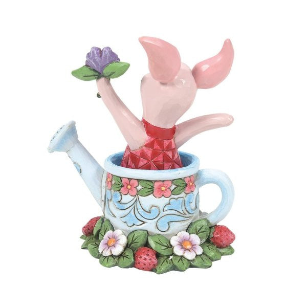 Disney Traditions Piglet in Watering Can Figurine 6014320