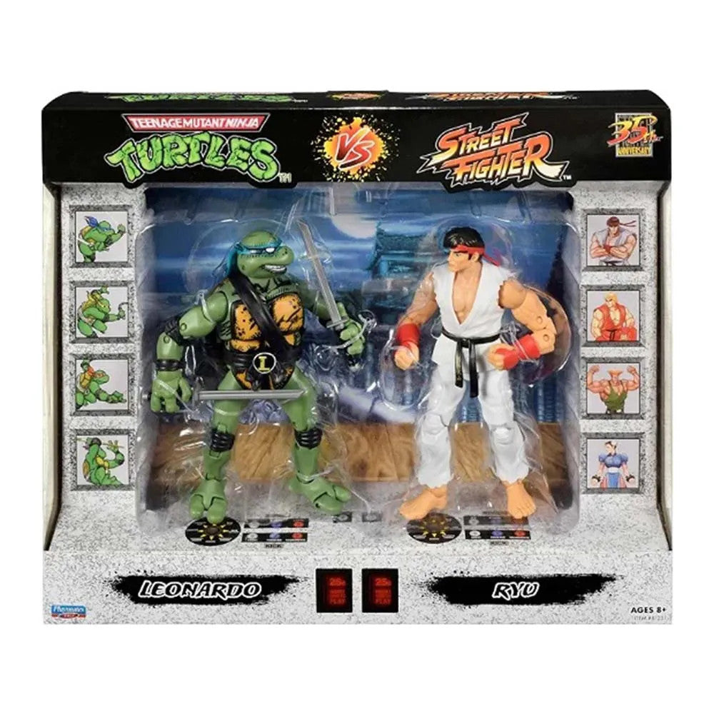 teenage mutant ninja turtles x street fighter by playmates