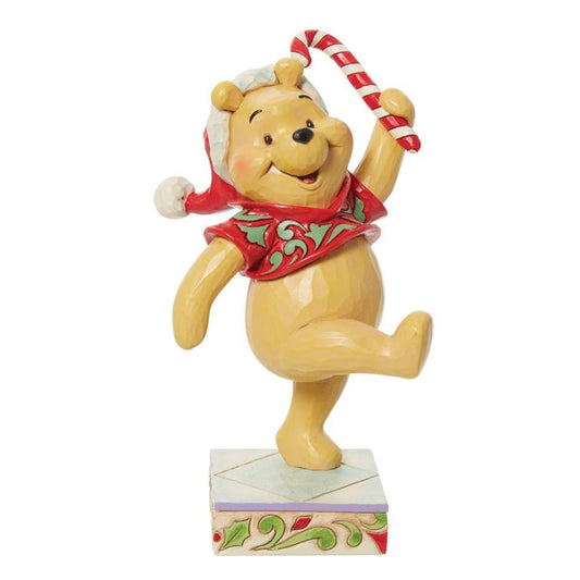 Disney Traditions Christmas Sweetie Winnie the Pooh Christmas Figurine by Jim Shore 6013062