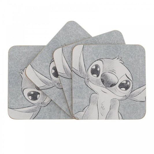 Disney Ohana Energy Stitch Coaster Set of 4 A31833