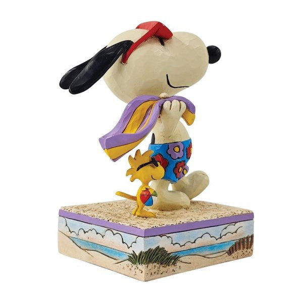 Snoopy and Woodstock On The Beach Peanuts Figurine 6014338