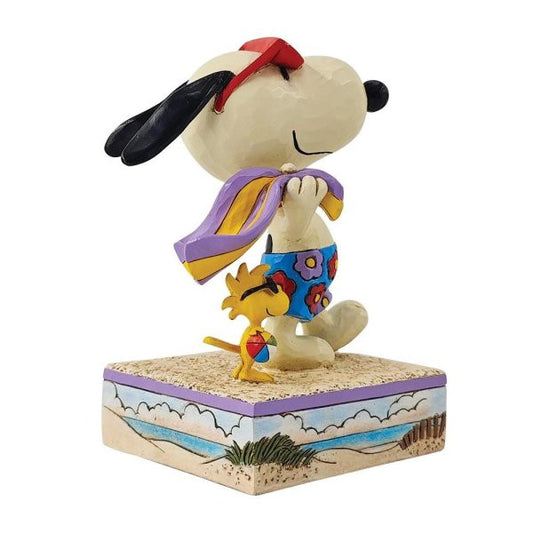 Snoopy and Woodstock On The Beach Peanuts Figurine 6014338