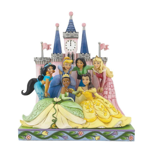Disney Traditions Beautiful & Brave Princess Group Castle Figurine by Jim Shore 6013075