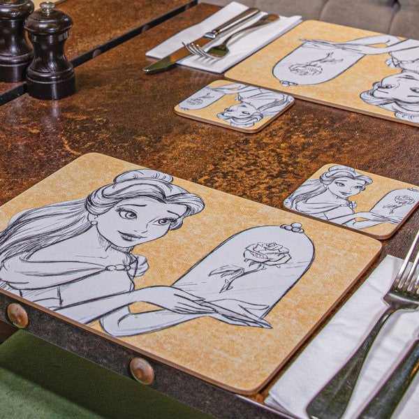 Disney Be Our Guest Belle Placemat Set of 4 A31831