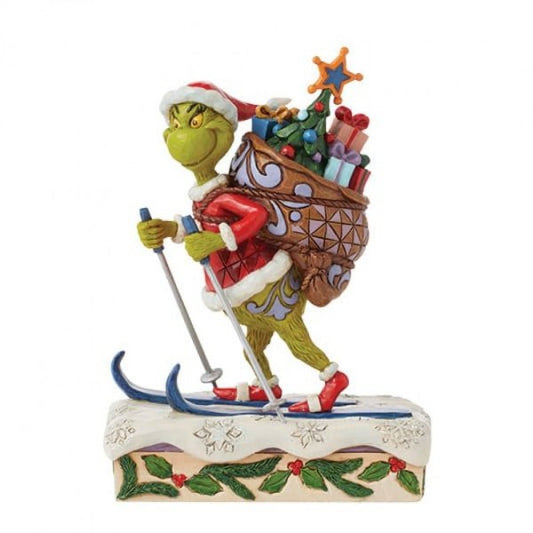The Grinch Skiing Figurine By Jim Shore 6015216
