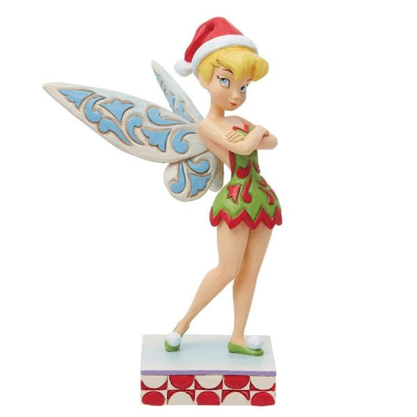 Disney Traditions Cheeky Christmas Pixie Tinker Bell Christmas Figurine by Jim Shore 6013063