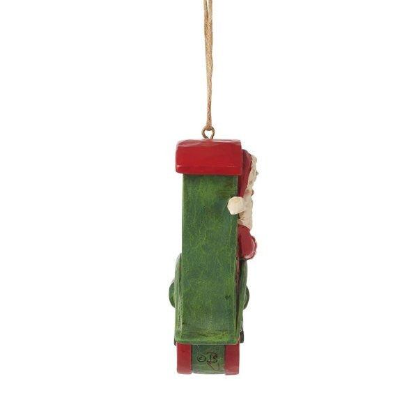 Heartwood Creek By Jim Shore Santa Train Hanging Ornament 6025540