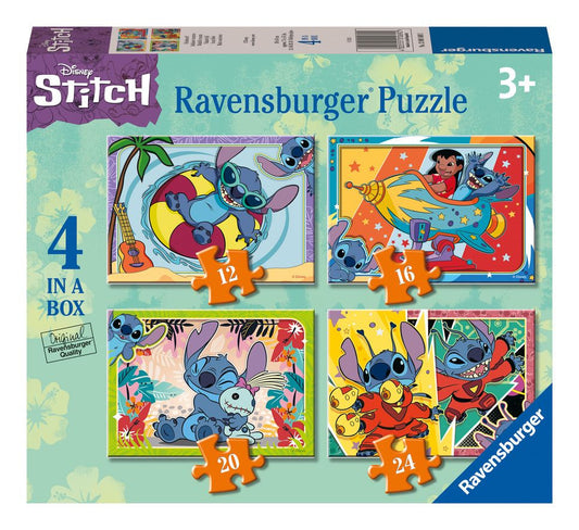 Ravensburger Disney Stitch 4 In A Box Jigsaw Puzzle