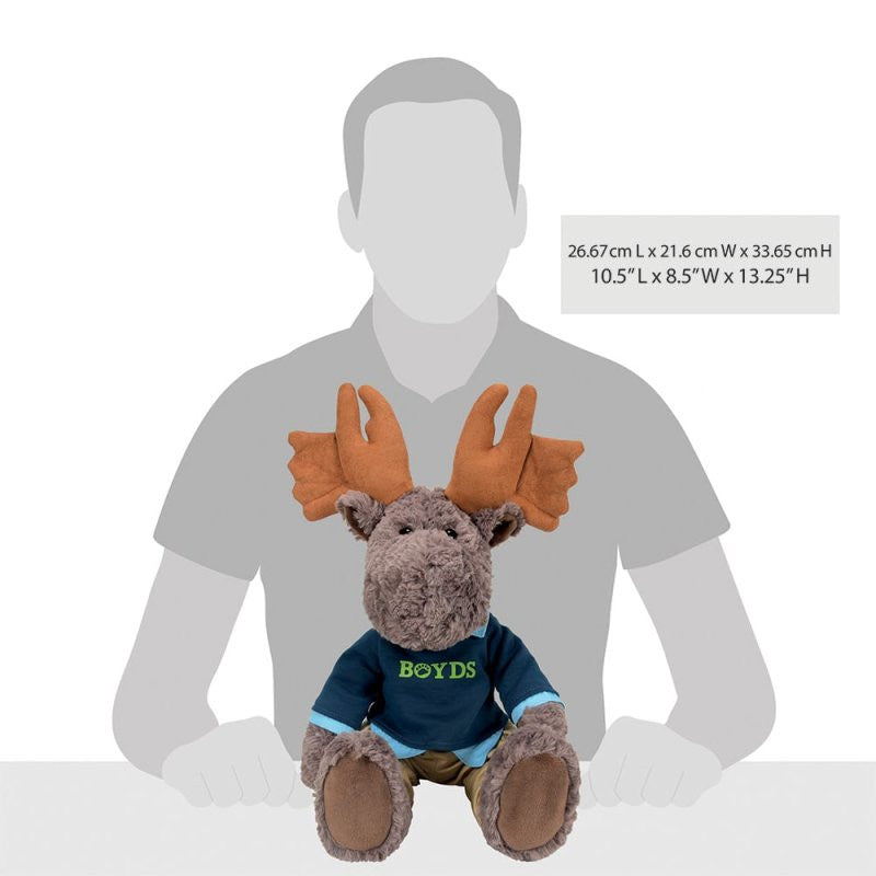 Marshall Morley Moose Plush Soft Toy By Boyds Bears 6017145