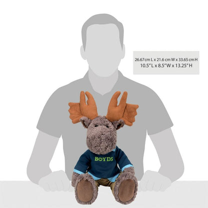 Marshall Morley Moose Plush Soft Toy By Boyds Bears 6017145