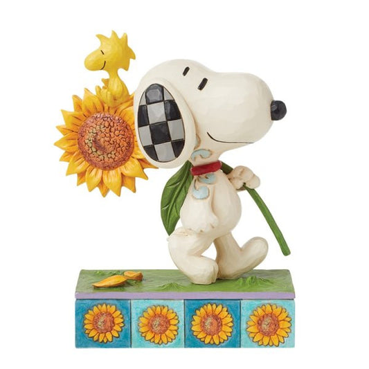 Sunsational Friendship (Snoopy Sunflower) Peanuts Figurine By Jim Shore 6016281
